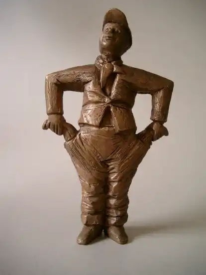 Thomas Recker hat die Symbolfigur schon einmal als Bronze gestaltet.