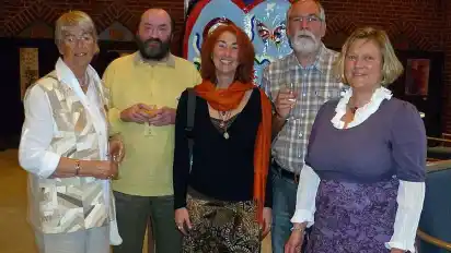 Die Kulturtage wurden mit Werken von Hannelore Bruns, Peter Göbbert, Belinda di Keck, Johannes Fesser und Elke Raddatz (
