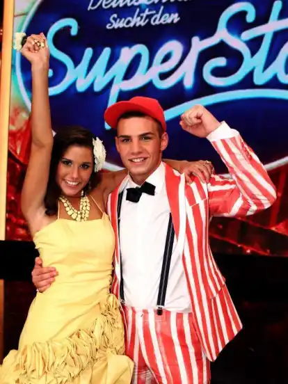 Auf ins Finale: Sarah Engels und Pietro Lombardi konnten die meisten Anrufer in der Casting-Show "DSDS" für sich begeist