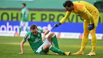 Ludwig Augustinsson (l.) droht auch gegen Frankfurt auszufallen.