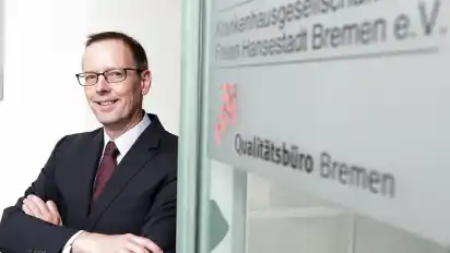 Heiko Ackermann von der Bremer Krankenhausgesellschaft sieht Bremer Spezialkliniken gut gerüstet für die Zukunft.
