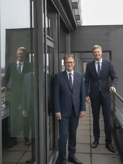 Im Moment gibt es noch kein Problem mit Insolvenzen. Detlev Herrmann (links) und Ulf Brothuhn sehen Firmenpleiten aber als mögliche Gefahr für die Branche.