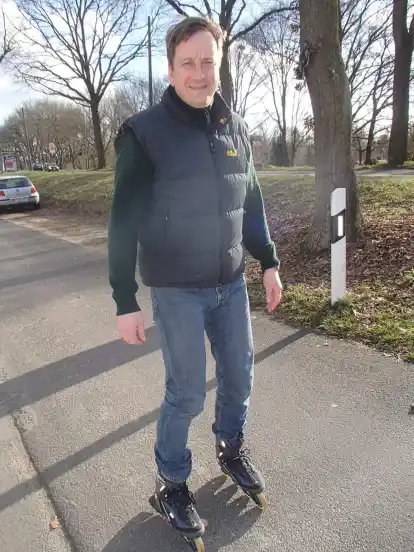 Jens Haßdenteufel kann sich nicht nur im Wasser schnell fortbewegen.