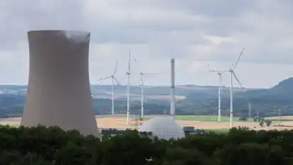 Blick auf das AKW Grohnde. Die Katastrophe von Fukushima hat das Ende der Kernkraft in Deutschland besiegelt.