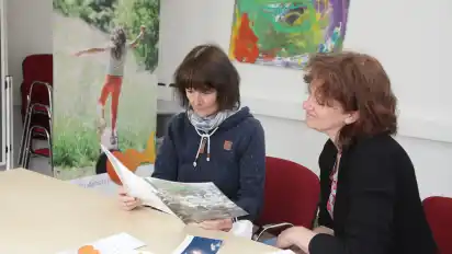 Sie haben alles im Blick: Monika Mörsch (links) und Jutta Phipps, Koordinatorinnen beim Hospizdienst Jona.