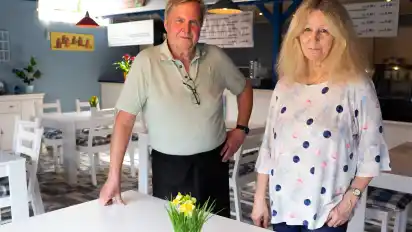 Sind mit dem Start der Essecke zufrieden: Peter und Manuela von Schlieben.