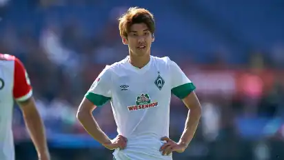 Yuya Osako beim Spiel gegen Feyenoord Rotterdam.