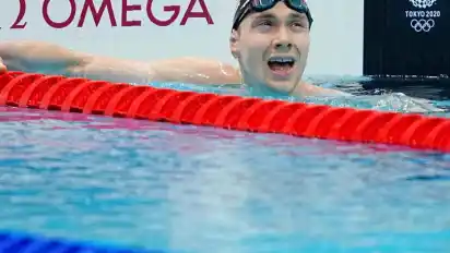 Henning Mühlleitner ist über 400 Meter Freistil auf den vierten Platz geschwommen. Foto: Michael Kappeler/dpa