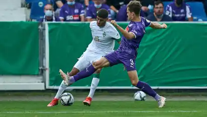 Eren Dinkci bemühte sich, doch auch er brachte den Ball nicht im gegnerischen Tor unter.