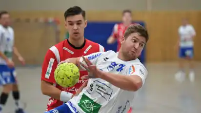 Lino Hintke war mit sechs Treffern Habenhausens bester Werfer beim 24:27 gegen Dormagen (Archivfoto).