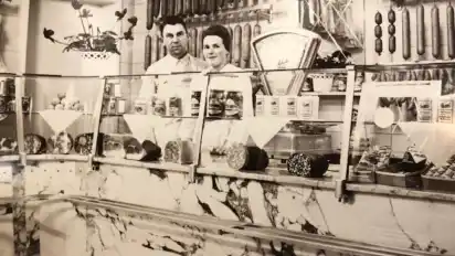 Blick zurück: Heinrich und Alwine Sudmann gründeten die Fleischerei vor 75 Jahren.