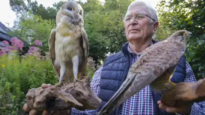 Erich Sigloch engagiert sich seit 40 Jahren ehrenamtlich für den Schleiereulenschutz in der Gemeinde Stuhr.