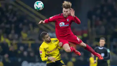 Früher in Blumenthal, jetzt gegen Dortmund unterwegs: Freiburgs Stürmer Lucas Höler.