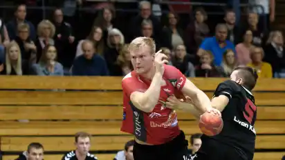 Der zweitligaerfahrene Tim Coors ist bei der HSG Delmenhorst Leistungsträger und Führungsspieler.