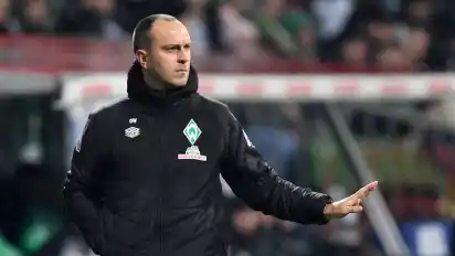Werder-Cheftrainer Ole Werner hielt sich in den ersten Spielen unter seiner Ägide an seine Ansage, er werde die Mannschaft nicht "über den Haufen werfen".