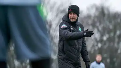 Bereitet sich mit Werder auf die Rückrunde vor: Bremens Trainer Ole Werner.