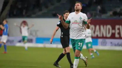 Niclas Füllkrug jubelt über seinen Treffer zum zwischenzeitlichen 2:0.
