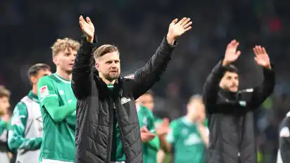 Niclas Füllkrug nach dem Sieg über Darmstadt. Felix Kroos lobt den Stürmer für sein Auftreten während des Spiels.