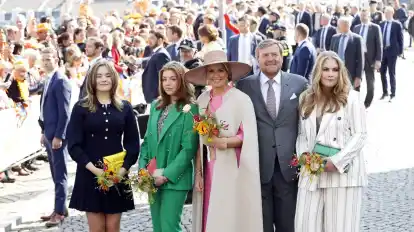 Die royale Familie in Maastricht.