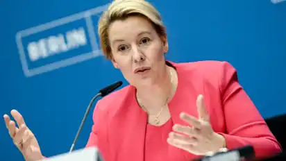 Berlins Bürgermeisterin Franziska Giffey (SPD) begrüßt den Bremer Vorstoß zur Besteuerung zu Krisengewinnen.