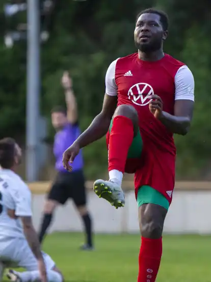 Sein Tor war zu wenig für den FC Worpswede: Derrick Ampofo.