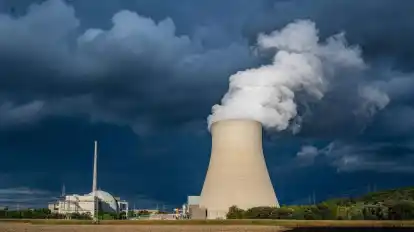 Auch im Atomkraftwerk Isar 2 endet im April der Betrieb.