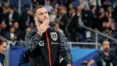Marko Arnautovic könnte am Sonntag sein 104. Länderspiel für den Österreichischen Fußball-Bund bestreiten.