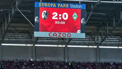 Und wieder gewinnt der Gegner mit 2:0: Werder kommt im Moment nicht zu weiteren Punkten in der Liga.