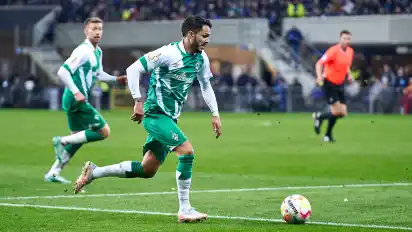 Werders Leonardo Bittencourt feierte gegen den SC Paderborn zwar ein kleines Comeback, saß dann gegen Freiburg auf der Bank.