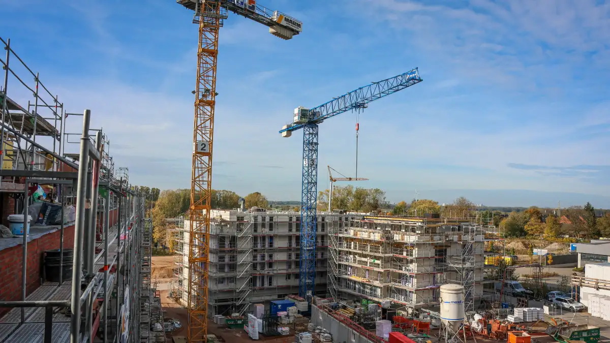 Im Lieken-Quartier in Achim kann Richtfest gefeiert werden