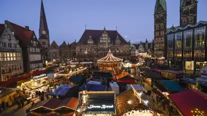 Der Bremer Weihnachtsmarkt gehört zu den schönsten in Deutschland und wird in diesem Jahr wieder sehr stark besucht.