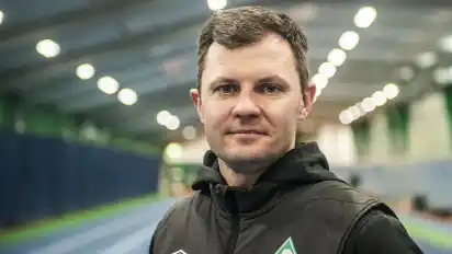 Seit mehr als zwei Jahrzehnten gehört ein Großteil seiner Zeit dem Sport: Werder-Trainer Andrei Fabrizius.