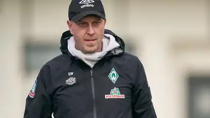 Werder-Trainer Ole Werner im Winter-Trainingslager.