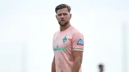 Fehlt krank beim Werder-Training: Stürmer Niclas Füllkrug.