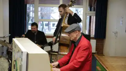 Das Uli-Löh-Trio sorgte für Unterhaltung.