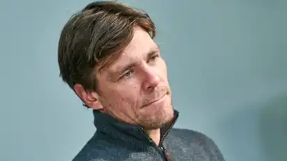 Clemens Fritz am Freitag auf der Werder-Pressekonferenz vor dem Heimspiel gegen den VfL Wolfsburg.