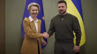 Der ukrainische Präsident Wolodymyr Selenskyj hat in EU-Kommissionschefin Ursula von der Leyen eine mächtige Verbündete.