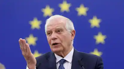 Der EU-Außenbeauftragte Josep Borrell trifft sich in Brüssel mit den EU-Außenministern.