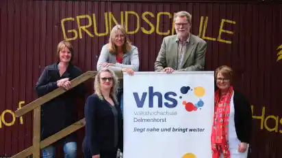 Präsentieren das gemeinsame Ganztagesangebot: Ilona Schütte (von rechts), Jürgen Beckstette, Sabine Halen, Bettina Herrmann und Stefani Kaiser.