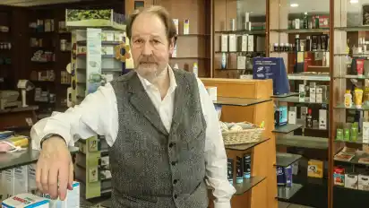 Auch Michael Krafft, Betreiber der Stern-Apotheke, beteiligt sich am Ausstand. Die guten Jahre für Apotheker seien lange vorbei, sagt er.