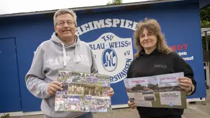 Blicken auf eine lange Tradition zurück und freuen sich auf die Jubiläumsfeier des TSV "Blau-Weiss" Melchiorshausen: Herwig und Birgit Sündermann.