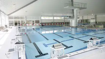 Noch sind die Becken gesperrt, aber die Renovierung des Syker Hallenbads ist so gut wie abgeschlossen. Es fehlen noch ein paar letzte Details.