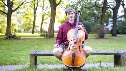 Spielt Cello, seitdem er sechs Jahre alt ist: Ole Wahlers.