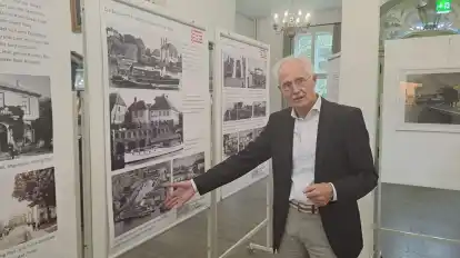 Klaus Gawelczyk, der erste Vorsitzende des Museumsvereins, hat die Ausstellung kuratiert.