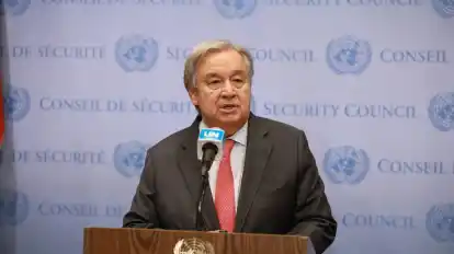 „Ich rufe zu einer sofortigen Feuerpause auf“, sagt UN-Generalsekretär António Guterres.