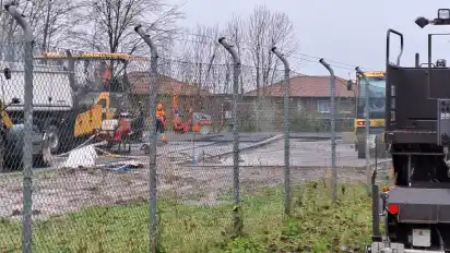 Der Recyclinghof des Entsorgungsunternehmens GIB Wesermarsch in Lemwerder wird umgebaut und modernisiert.