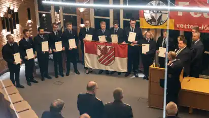 Der Jahresempfang der Feuerwehr Weyhe fand im Ratssaal des Rathauses statt.