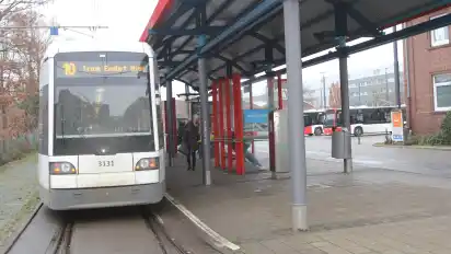 Straßenbahn der Linie 10
