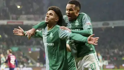 Justin Njinmah und Felix Agu haben Grund zur Freude.
