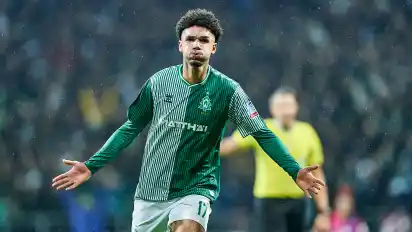 Justin Njinmah wird immer wieder für Werder Bremen.